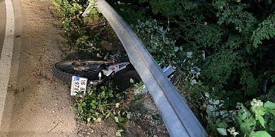 Bursa'daki motosiklet kazasında sürücü bulunamıyor!