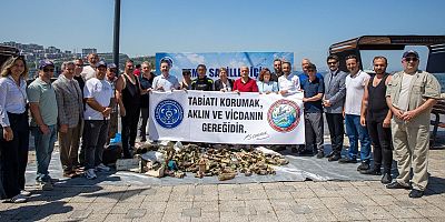 Bursa Gemlik'te deniz dibi temizlendi!