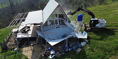 Bursa İznik'te kaçak yapılara geçit yok!