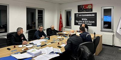 Bursa Nilüfer’de afetlere karşı hazırlık tatbikatı