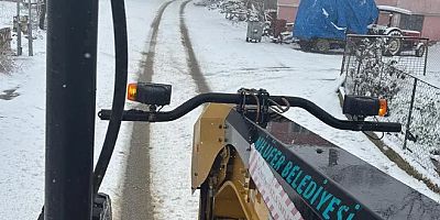 Bursa Nilüfer’de kar mesaisi