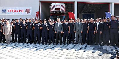 Bursa'nın o ilçesine tam donanımlı itfaiye binası!