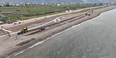 Bursa sahillerinde hummalı çalışma!