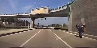 Bursa trafiğinde akılalmaz anlar!