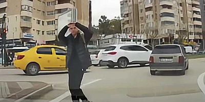 Bursa trafiğinde dikkat çeken an!