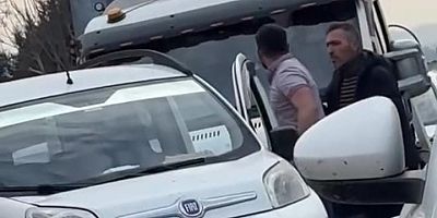 Bursa trafiğinde gergin anlar!
