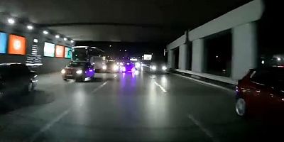 Bursa trafiğinde herkesin canını tehlikeye attı!