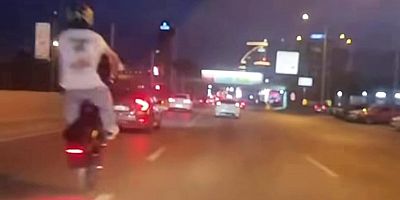 Bursa trafiğinde herkesin canını tehlikeye attı!