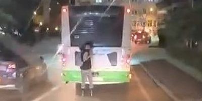 Bursa trafiğinde tehlikeli anlar!