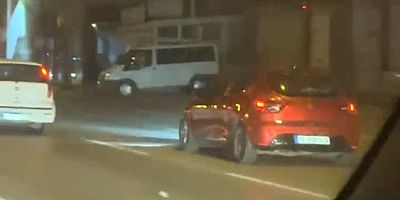 Bursa trafiğini tehlikeye sokan araç!