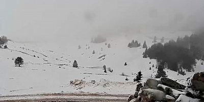 Bursa'ya bahar değil kar geldi!