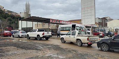 Bursa’ya çamur yağdı