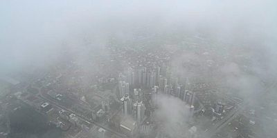 Bursa'yı sis tabakası kapladı!