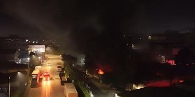 Bursa'yı siyah dumanlar kapladı!