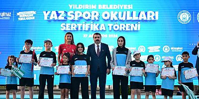 Bursa Yıldırım’da 36 bin çocuk yaz spor okullarına katıldı
