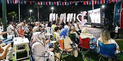 Bursalıların Kültürpark’ta film keyfi 