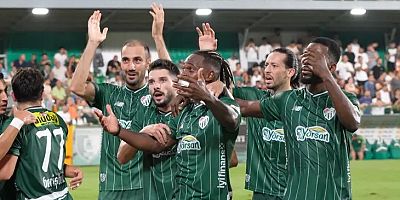 Bursaspor'dan fiyakalı başlangıç; Goller yeni transferlerden....