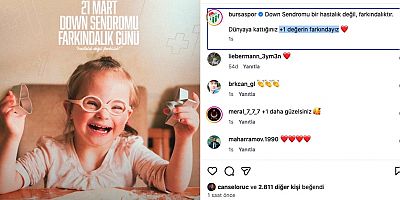 Bursaspor’dan özel paylaşım