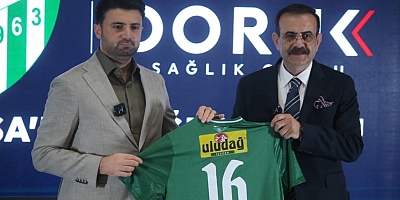 Bursaspor Kulübü ve Doruk Sağlık Grubu yine birlikte