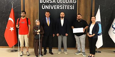 BUÜ’de görme engelli öğrenciler için güzel haber
