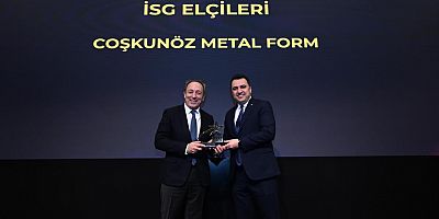 Coşkunöz Metal Form’un İSG Projesine MESS’ten ödül