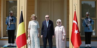Cumhurbaşkanı Erdoğan, Belçika Kraliçesi’ni kabul etti