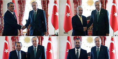 Cumhurbaşkanı Erdoğan, kulüp başkanlarıyla görüştü