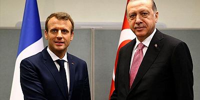 Cumhurbaşkanı Erdoğan, Macron ile görüştü