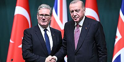 Cumhurbaşkanı Erdoğan, Starmer ile görüştü