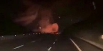 F-16'nın düşme anı! Görüntüye sürücünün sorusu damga vurdu