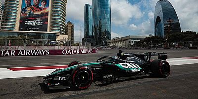 Formula 1'de Bakü yarışı nefes kesti! Kazanan Russell