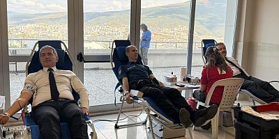 Gemlik Adliyesi’nde kan bağışı kampanyası