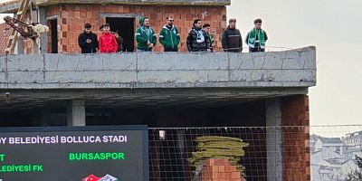İşte Bursaspor sevgisi; Bakın maçı nerede izlediler