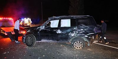 İzinsiz aldığı araçla kaza yaptı: 2 yaralı