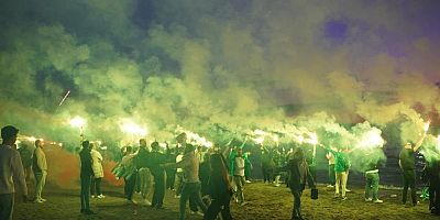 İznikliler Bursaspor'un şampiyonluğunu işte böyle kutladı!