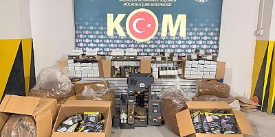 Kaçak tütün ve alkol operasyonu