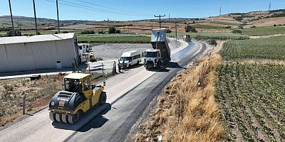 Karacabey ve Mustafakemalpaşa'da yollar güzelleşiyor