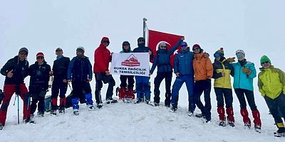 Mayıs ayında Uludağ'a kar yağdı!