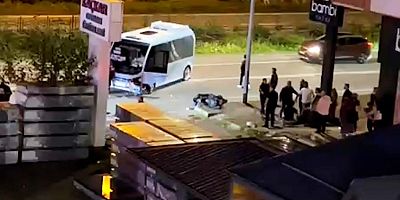 Minibüs ile motosiklet çarpıştı: 1 ölü