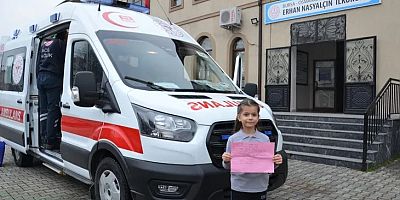 Minik Yağmur istedi, Bursa 112 yerine getirdi
