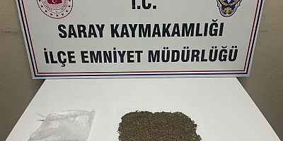 Narkotik uygulamalarında 32,5 gram bonzai ele geçirildi