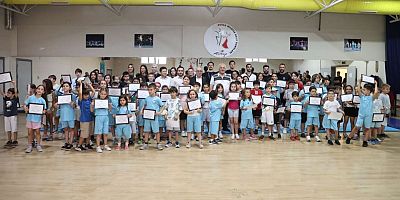 Nilüfer’de sertifika heyecanı; 90 çocuk, 16 farklı branş