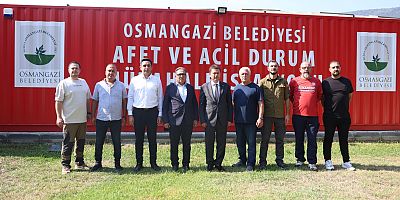 Osmangazi’de afetlere karşı hazırlık; Başkan Erkan Aydın test etti