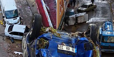 Samsun’da sel felaketi! Yıktı geçti