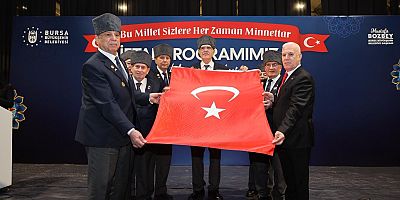Şehit aileleri ve gazilerle bir araya gelen Bozbey; Türk Milletinin  baş tacısınız
