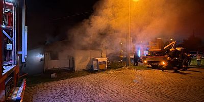 Sobayı yakmak isterken evi yaktı