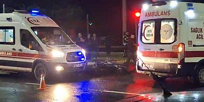 Ticari araç ile motosiklet çarpıştı: 2 ölü, 1 ağır yaralı