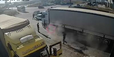 Tır tamirinde korkutan patlama: Facianın eşiğinden döndü