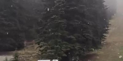 Uludağ’a sezonun ilk karı yağdı