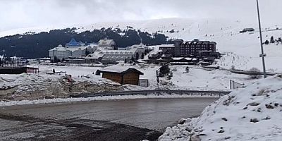 Uludağ'a yağan kar Bursa'nın yüzünü güldürdü!